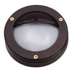 Lido Außenlampe Wand Messing Glas G9 IP64 D: 14 cm rund< Außenwandleuchten|Rustikale Lampen