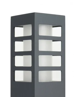 SU-MA Außenleuchte Anthrazit 50cm eckig IP54 blendarm< Metall Lampen|Wegeleuchten