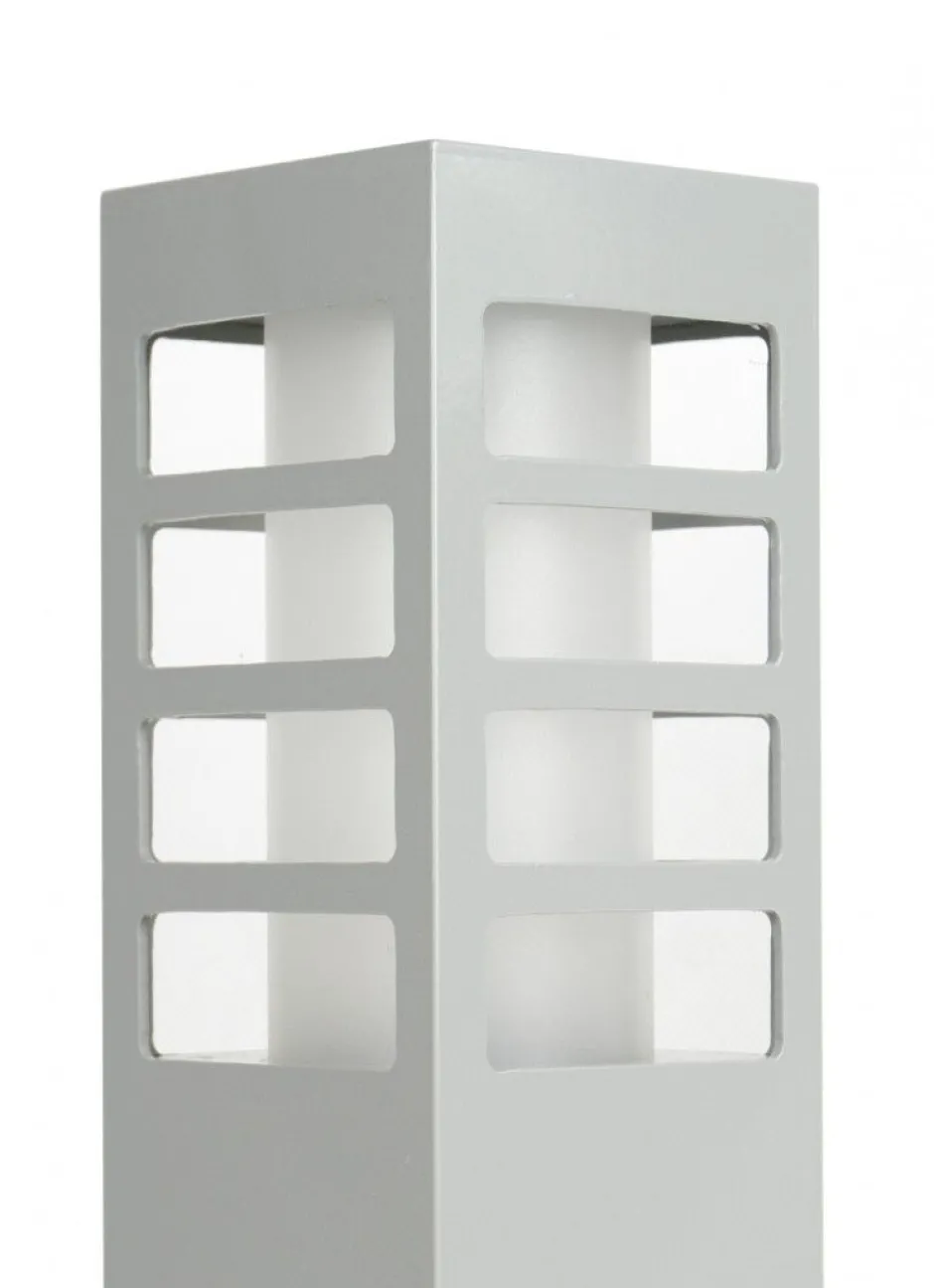 SU-MA Außenleuchte BERINGEN IP54 75cm in Silber blendarm< Moderne Außenleuchten|Wegeleuchten