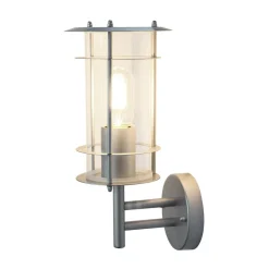 Außenwandleuchten|Rustikale Lampen*Elstead Außenleuchte Edelstahl IP44 Maritim Skandinavisch E27