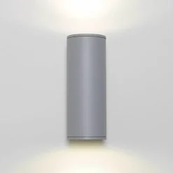 Easylight Außenleuchte Grau Up Down Aluminium Glas Fassade Haus< Moderne Lampen|Fassadenstrahler