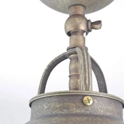 Metall Lampen|Messinglampen*Giovanni Battista Außenleuchte in Bronze Antik aus Messing Glas