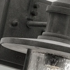 Außenleuchten Antik|Außenwandleuchten*Elstead Außenleuchte IP44 Aluminium Regenglas Rustikal E27