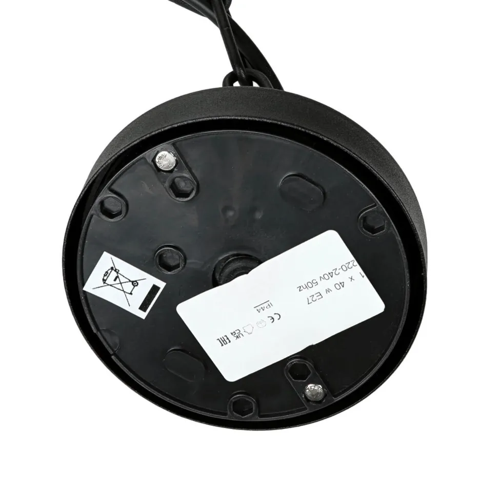 Elstead Außenleuchte IP44 E27 Schwarz Glas Edelstahl Maritim< Rustikale Lampen|Metall Lampen