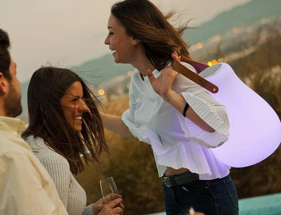 Led Außenleuchten|Moderne Außenleuchten*Newgarden Außenleuchte mit Bluetooth Lautsprecher RGBW Akku tragbar