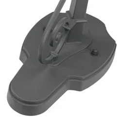 Easylight Außenleuchte Rustikal E27 Grau Glas Alu H: 54 cm IP23< Rustikale Lampen|Rustikale Außenleuchten