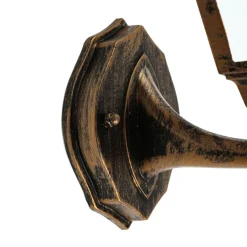 Rustikale Lampen|Rustikale Außenleuchten*Easylight Außenleuchte Rustikal IP44 Schwarz Kupfer TIROL