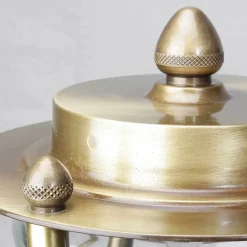 Lido Außenleuchte Stehlampe Echt-Messing Antik MYKO< Rustikale Lampen|Metall Lampen