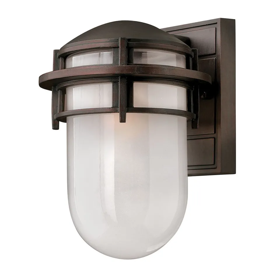 Elstead Außenleuchte Wand Alu Glas Maritimes Design IP44< Außenleuchten Antik|Außenwandleuchten