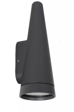 Außenleuchte Wand Aluminium Anthrazit IP54 GU10 Haustür< Außenwandleuchten|Außenleuchten Anthrazit