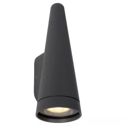 Außenleuchte Wand Aluminium Anthrazit IP54 GU10 Haustür< Außenwandleuchten|Außenleuchten Anthrazit