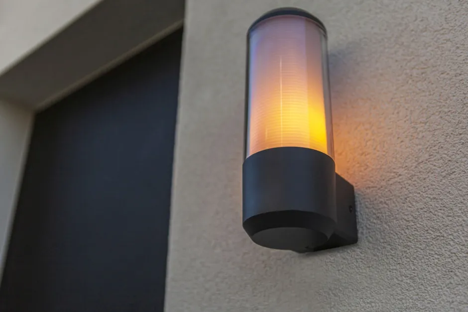 Metall Lampen|Außenwandleuchten*Eco-Light Außenleuchte Wand Aluminium E27 IP44 26,2 cm blendarm