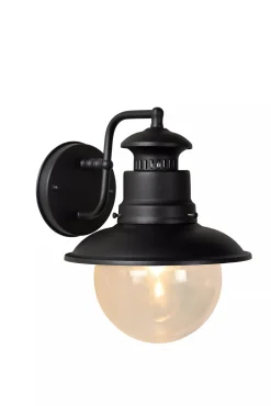 Außenleuchte Wand Aluminium Schwarz IP44 E27 Haus< Außenwandleuchten|Industrie Lampen