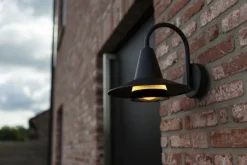 Eco-Light Außenleuchte Wand Aluminium H:24,6 cm IP54 E27 Schwarz< Metall Lampen|Moderne Außenleuchten