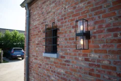 Außenwandleuchten|Moderne Lampen*Eco-Light Außenleuchte Wand Anthrazit IP44 eckig Modern ELLAYINA