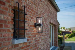 Außenwandleuchten|Moderne Lampen*Eco-Light Außenleuchte Wand Anthrazit IP44 eckig Modern ELLAYINA