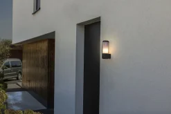 Eco-Light Außenleuchte Wand Bewegungsmelder Aluminium E27 IP44< Metall Lampen|Außenwandleuchten