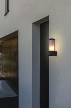 Eco-Light Außenleuchte Wand Bewegungsmelder Aluminium E27 IP44< Metall Lampen|Außenwandleuchten