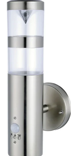 Easylight Außenleuchte Wand Edelstahl Bewegungssensor GU10 IP44< Metall Lampen|Moderne Außenleuchten