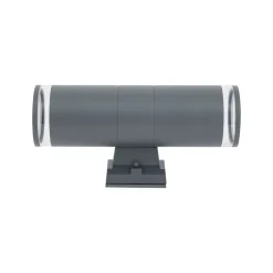 Metall Lampen|Moderne Außenleuchten*Nowodvorski Außenleuchte Wand 2-flammig Up Down IP44 E27 Aluminium