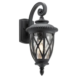 Elstead Außenleuchte Wand Hof Terrasse IP44 Schwarz E27 Rustikal< Außenleuchten Antik|Außenwandleuchten