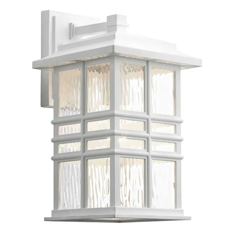 Außenwandleuchten|Vintage Lampen*Elstead Außenleuchte Wand IP44 E27 Weiß Rustikal Terrasse Haus