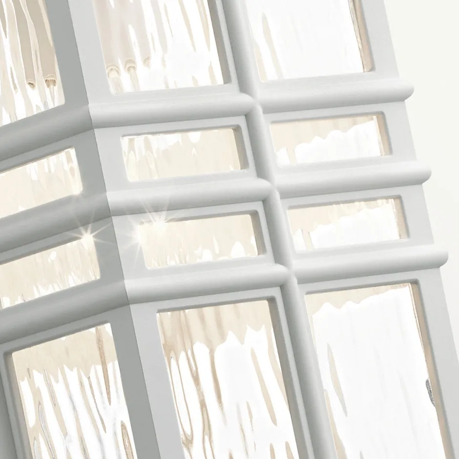 Außenwandleuchten|Vintage Lampen*Elstead Außenleuchte Wand IP44 E27 Weiß Rustikal Terrasse Haus