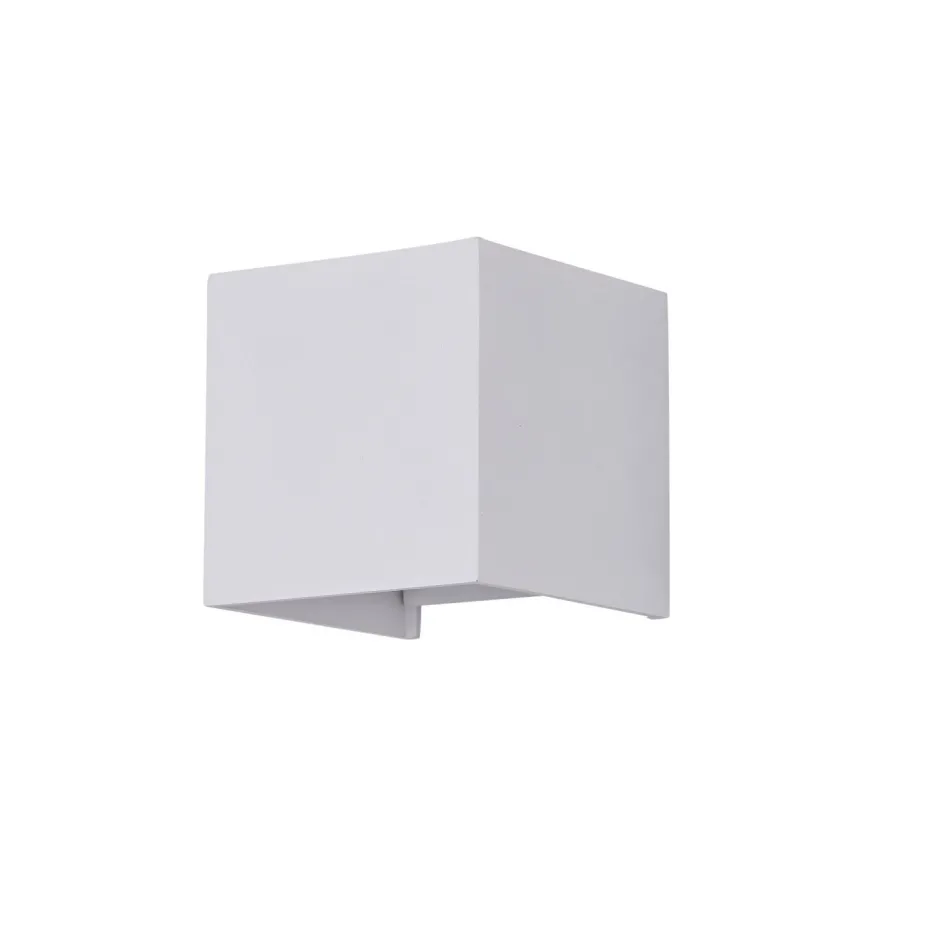 Außenwandleuchten|Led Außenleuchten*Maytoni Außenleuchte Wand LED Metall Up Down IP54 Weiß eckig