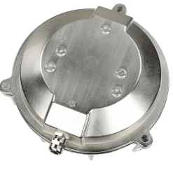 Außenwandleuchten|Moderne Lampen*Lido Außenleuchte Wand Maritim Echt-Messing Riffelglas E27