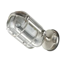 Lido Außenleuchte Wand Messing Glas IP64 E27 in Antik< Außenleuchten Antik|Außenleuchten Messing