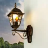 Rustikale Lampen|Rustikale Außenleuchten*Easylight Außenleuchte Wand Rustikal in Kupfer antik IP44 E27