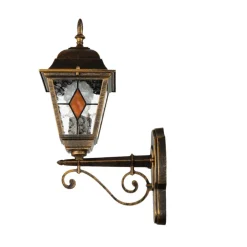 Rustikale Lampen|Rustikale Außenleuchten*Easylight Außenleuchte Wand Rustikal in Kupfer antik IP44 E27