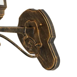 Rustikale Lampen|Rustikale Außenleuchten*Easylight Außenleuchte Wand Rustikal in Kupfer antik IP44 E27