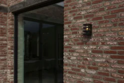 Eco-Light Außenleuchte Wand Schwarz H:16,5 cm IP44 E27 Modern< Moderne Außenleuchten|Außenwandleuchten