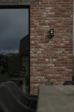 Eco-Light Außenleuchte Wand Schwarz H:16,5 cm IP44 E27 Modern< Moderne Außenleuchten|Außenwandleuchten