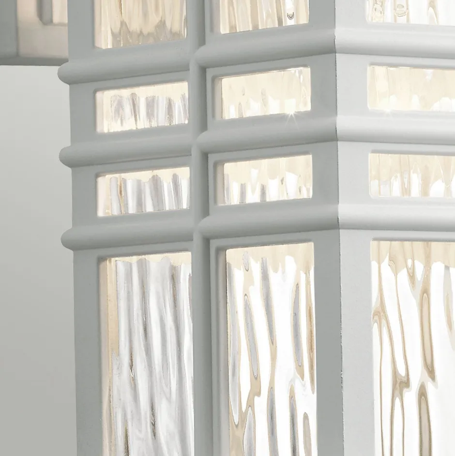 Außenleuchten Antik|Außenwandleuchten*Elstead Außenleuchte Wand Weiß IP44 E27 Rustikal Laterne