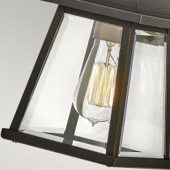 Außenwandleuchten|Gartenlaternen*Elstead Außenleuchte Wand wetterfest H: 36,2 cm IP44 E27 Vintage