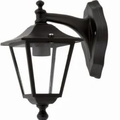 Lido Außenwandlampe Aluminium IP44 Schwarz Rustikal elegant< Außenleuchten Antik|Außenwandleuchten