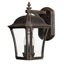 Elstead Außenwandlampe DONNA Braun antik IP44 E14 Haus Hof< Außenleuchten Antik|Außenwandleuchten