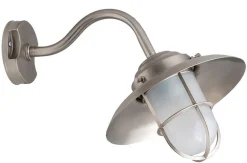 Lido Außenwandlampe Echt-Messing IP43 Maritim wetterfest< Außenleuchten Antik|Außenwandleuchten