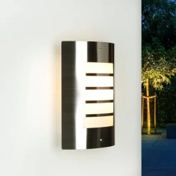 Easylight Außenwandlampe Edelstahl IP44 wetterfest Haus Modern< Moderne Lampen|Moderne Außenleuchten