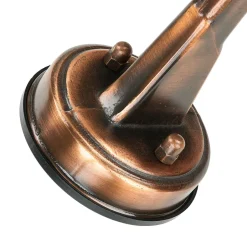 Lido Außenwandlampe IP64 in Kupfer antik Glas Messing E27< Rustikale Lampen|Metall Lampen