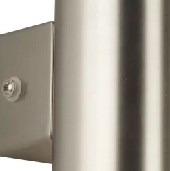 Searchlight Außenwandlampe LED Up Down in Silber IP44 3000 K H: 17 cm< Led Außenleuchten|Fassadenstrahler