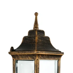 Easylight Außenwandlampe LYON Schwarz Kupfer E27 Rustikal< Rustikale Lampen|Rustikale Außenleuchten