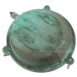 Lido Außenwandlampe Messing Glas Maritim Ø 21 cm Grün< Außenwandleuchten|Rustikale Lampen