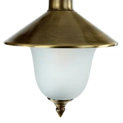 Metall Lampen|Messinglampen*Lido Außenwandlampe Messing Glas Haus Hof Rustikal