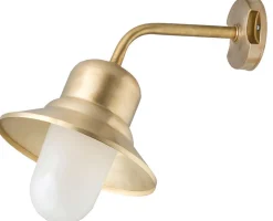 Außenleuchten Antik|Außenleuchten Messing*Lido Außenwandlampe Messing Haustür Hof Maritim IP23