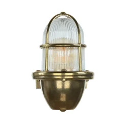 Lido Außenwandlampe Messing Maritim IP64 Hof Terrasse< Metall Lampen|Messinglampen