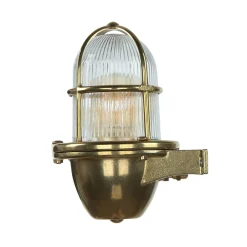 Lido Außenwandlampe Messing Maritim IP64 Hof Terrasse< Metall Lampen|Messinglampen