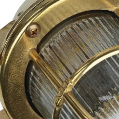 Lido Außenwandlampe Messing Maritim IP64 Hof Terrasse< Metall Lampen|Messinglampen